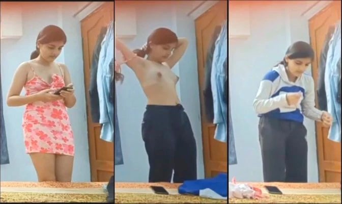 Cute Desi Girl Shows Boobs Viral Video