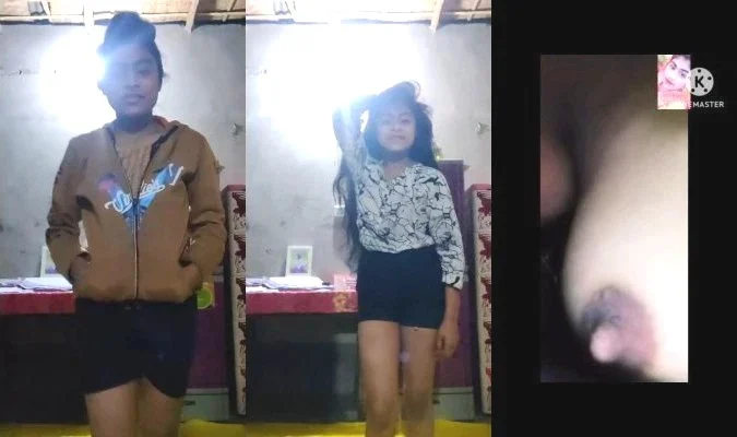 Horny Desi Girl Shows Boobs Viral Video