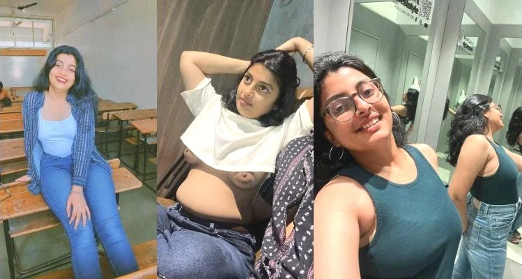 Hot Desi Girl Boobs Pressing and Fingering Viral Video