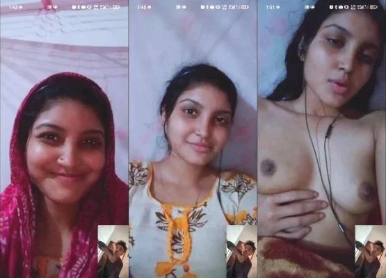 Sexy Desi Girl Shows Boobs On VC Viral Video
