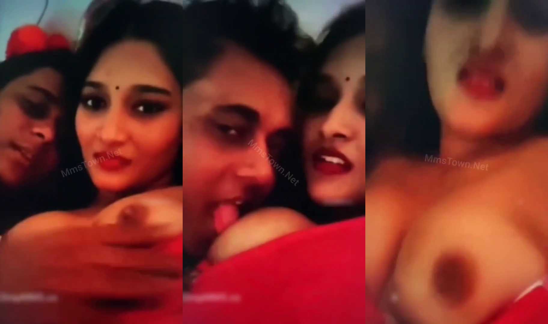 Sexy Girl Boob Nipple Sucking Viral Video