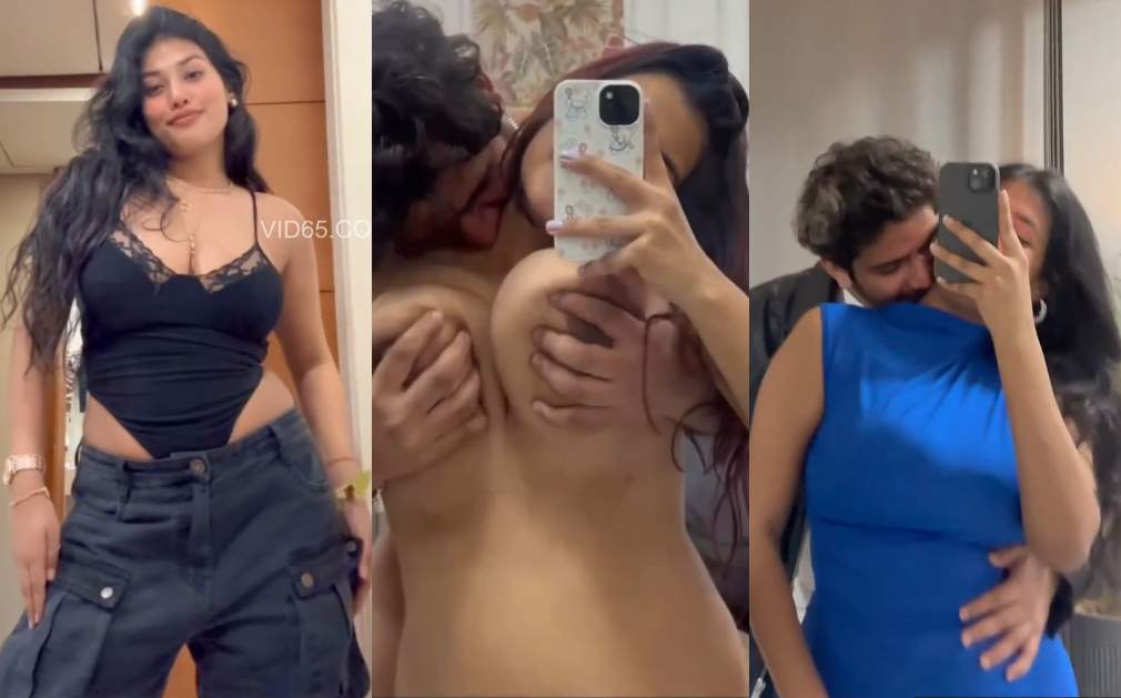 Indian BF Pressing His GF’s Boobs HD Video