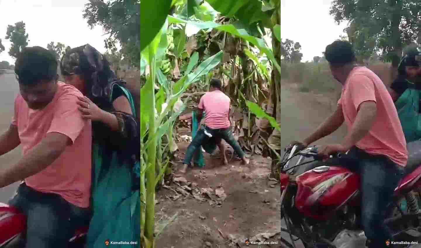 Desi Couple Sex inside Banana Jungle HD Video