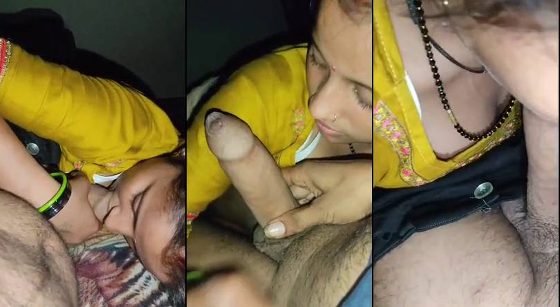 Desi Housewife Viral Blowjob Porn HD Video