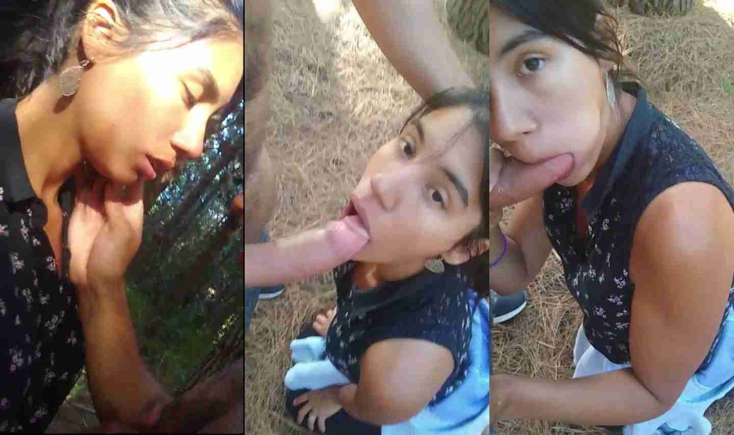 Sexy Indian Girl Prefect Blowjob in Jungle HD Video