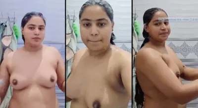 Beautiful Pakistani Chubby Girl Bathing Nude HD Video