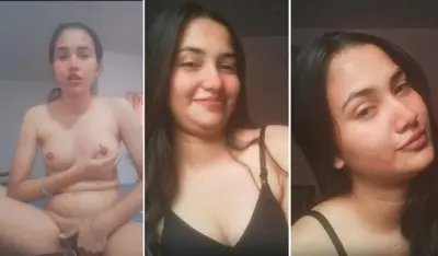 Cute Indian Girl Showing Pressing Boobs HD Video
