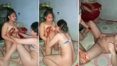 Desi Lesbians Fingering Each Others Pussy HD Video