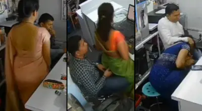 Indian Shop Manager Affair Multiple Wife CCTV Cam HD Video