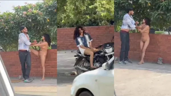 Viral Girl Naked On Road HD Video
