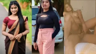 Desi Cute Girl Riding on BF Dick Reverse Cowgirl Viral Video